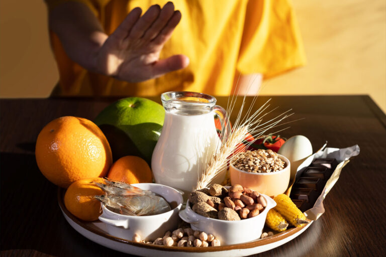 a picture showing foods that people can be intolerant to